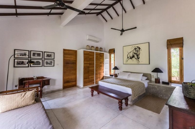 Chambre de l'hotel Taru Villa dans le parc national de Yala - Sri Lanka | Au Tigre Vanillé