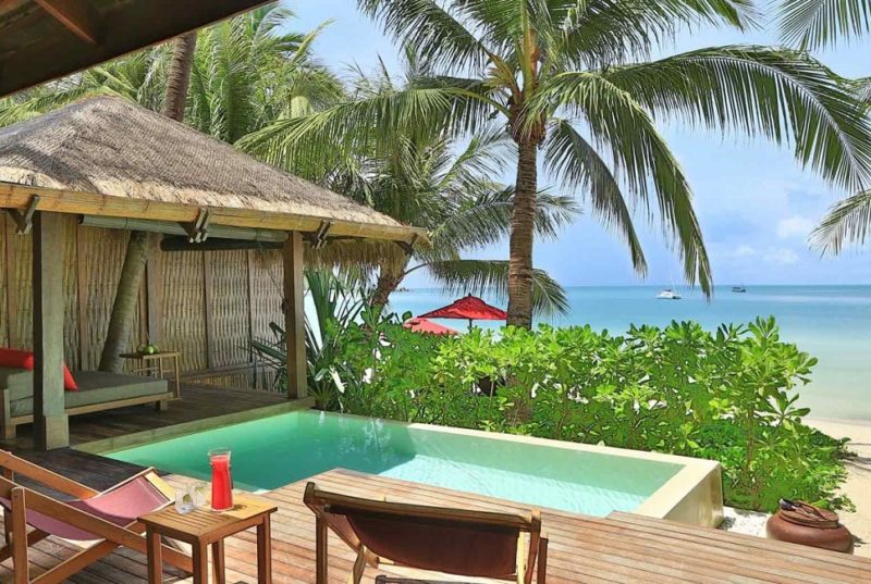 Piscine de l'hotel Anantara à Koh Phangan - Thaïlande | Au Tigre Vanillé