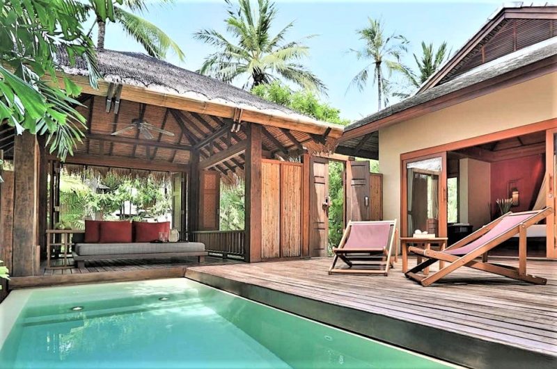 Villa privée et sa piscine de l'hotel Anantara à Koh Phangan - Thaïlande | Au Tigre Vanillé