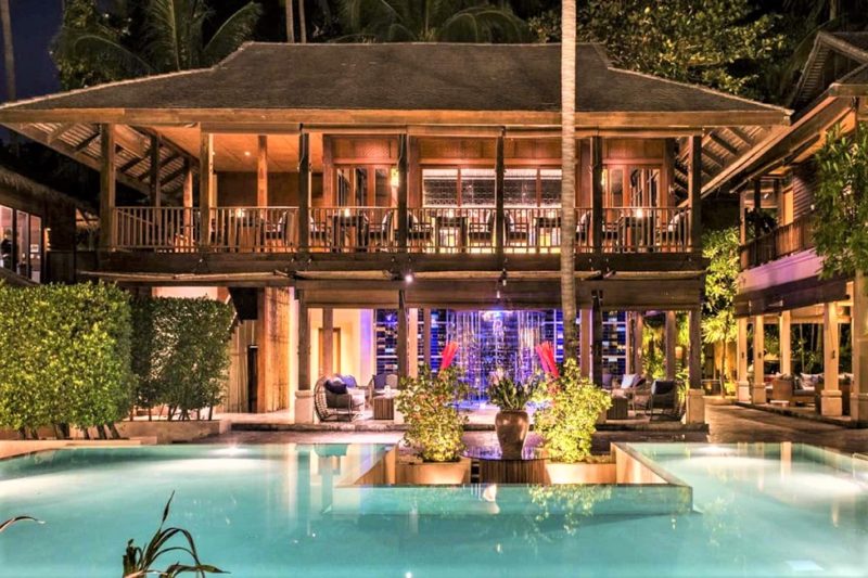 Piscine et lobby de l'hotel Anantara à Koh Phangan - Thaïlande | Au Tigre Vanillé