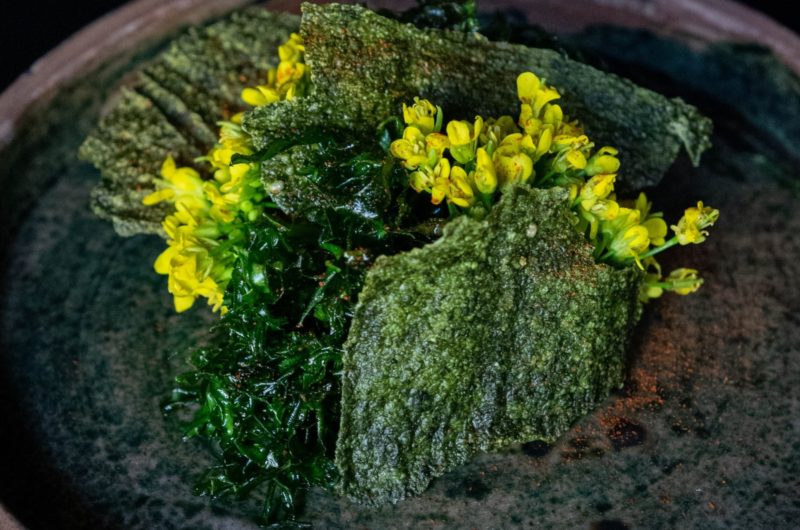 Assiette verte du restaurant 8020 à Bangkok - Thailande | Au Tigre Vanillé