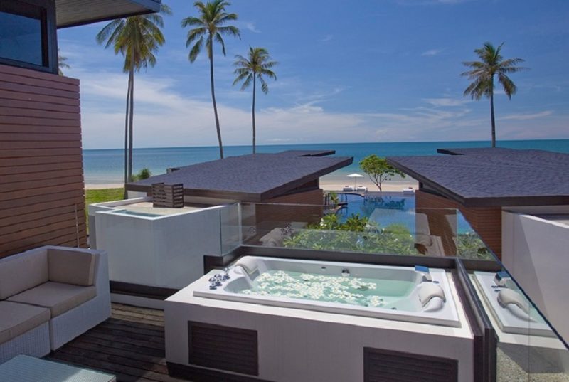 Jacuzzi de l'hôtel Aava à Khanom- Thaïlande | Au Tigre Vanillé