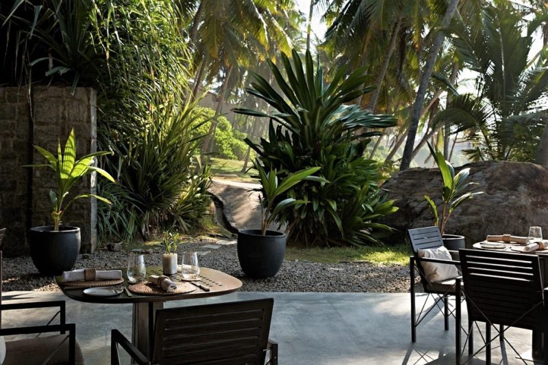 Café de l'hotel Amanwella sur la côte sud - Sri Lanka | Au Tigre Vanillé
