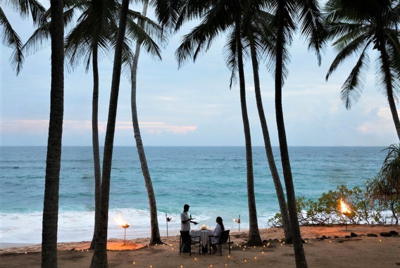 Plage de l'hotel Amanwella sur la côte sud - Sri Lanka | Au Tigre Vanillé