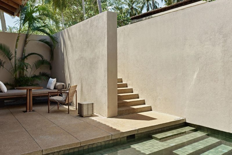 Piscine privée de l'hotel Amanwella sur la côte sud - Sri Lanka | Au Tigre Vanillé
