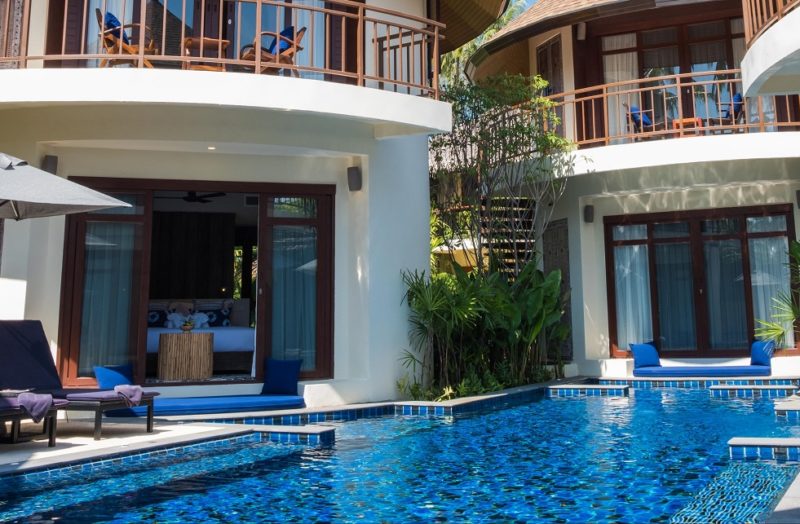 Piscine privée de l'hotel Bangsak à Khao Lak - Thaïlande | Au Tigre Vanillé