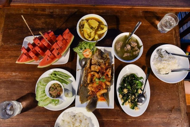 Repas de l'hotel Panvaree à Khao Sok - Thaïlande | Au Tigre Vanillé