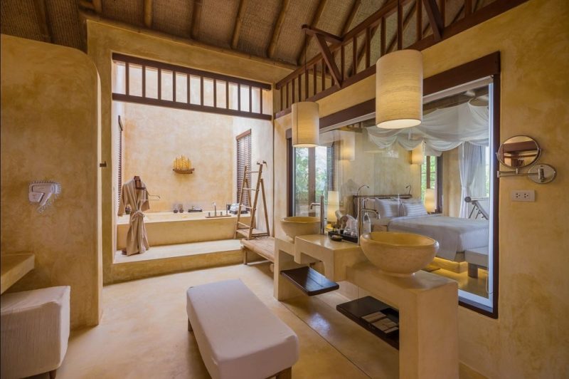 Salle de bains de l'hotel Four Seasons à Koh Kood- Thaïlande | Au Tigre Vanillé