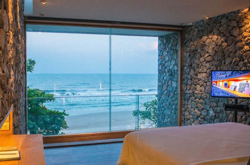 Chambre avec vue sur la plage de l'hotel X2 à Kui Buri - Thaïlande | Au Tigre Vanillé