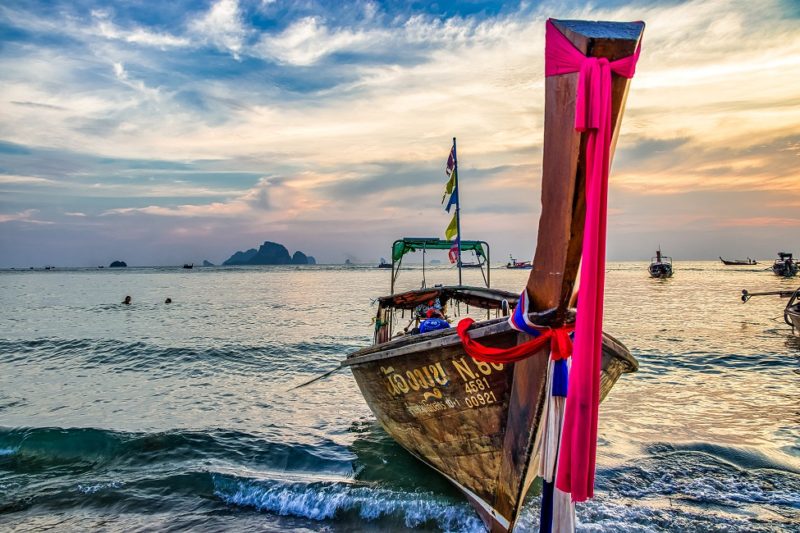 Bateau de pecheur traditionnel à Krabi - Thaïlande | Au Tigre Vanillé