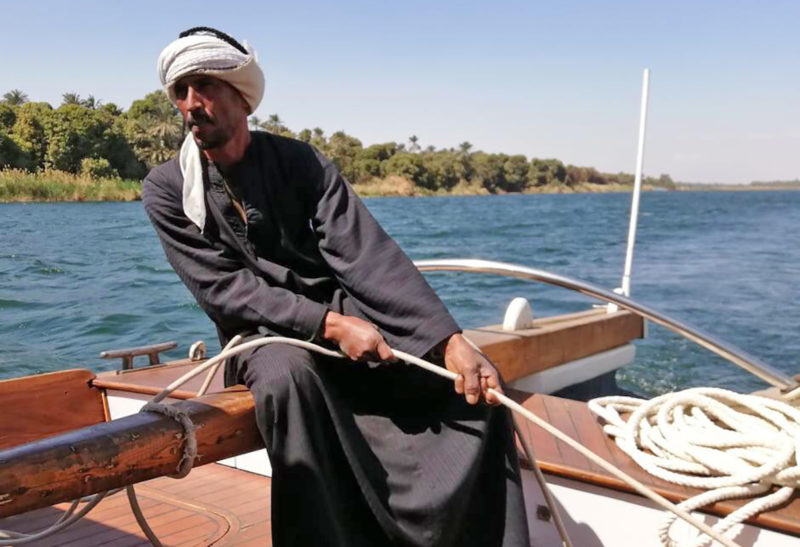 Navigateurs sur une felouque, Egypte | Au Tigre Vanillé