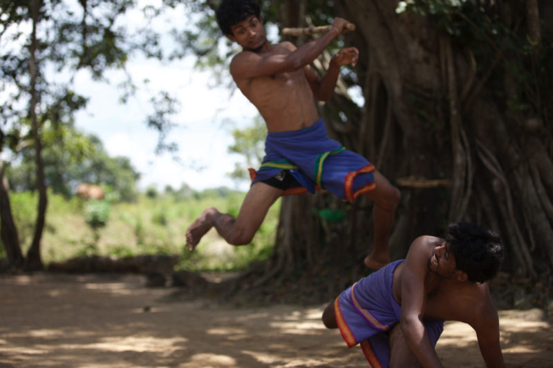 Sri Lanka, deux jeunes guerriers angampora | Au Tigre Vanillé