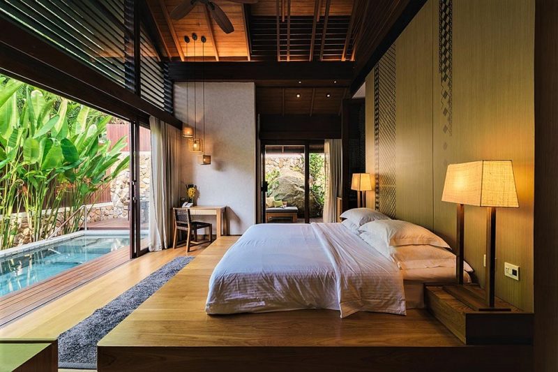 Chambre et piscine privée de l'hotel Tubkaak à Krabi - Thaïlande | Au Tigre Vanillé