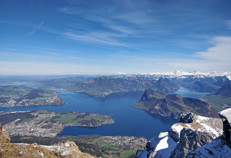 Vue depuis le Mont Pilatus | Au Tigre Vanillé