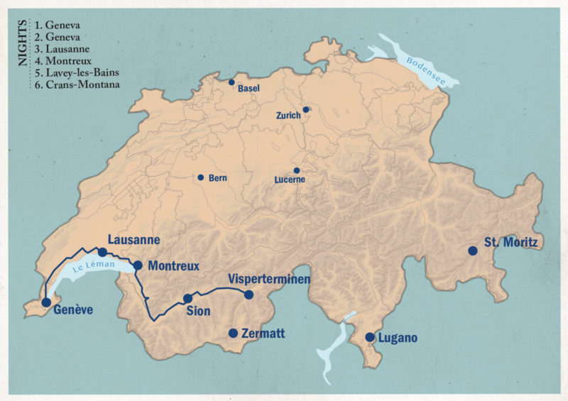 Itinéraire des vins romands | Au Tigre Vanillé
