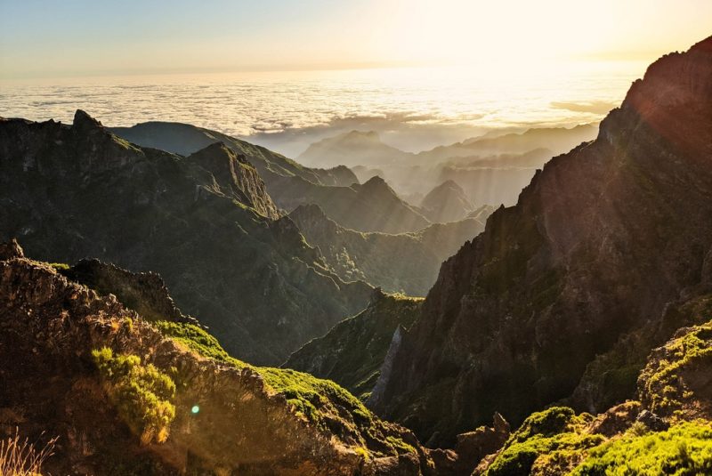Vue panoramique sur les volcans - Madère | Au Tigre Vanillé