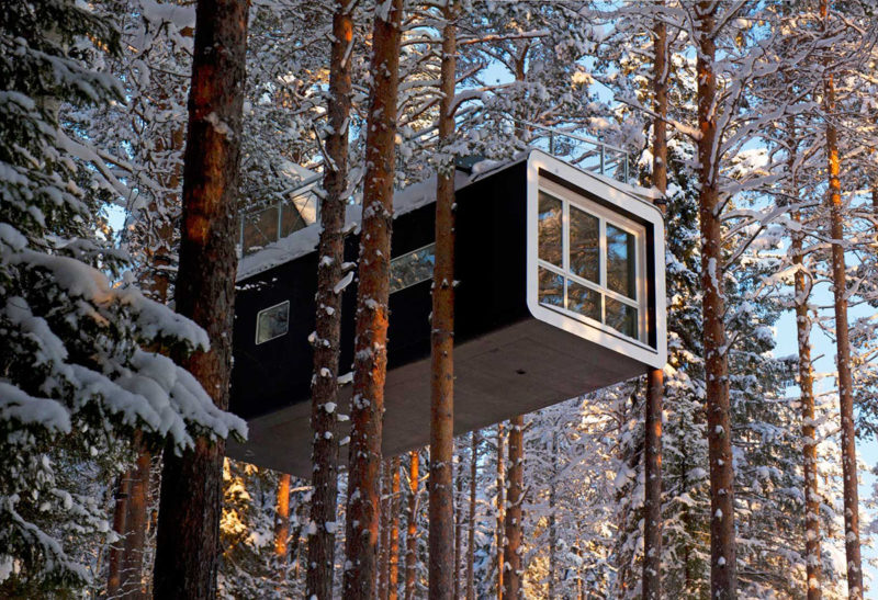 Laponie, Suède, Tree hotel, Cabine | Au Tigre Vanillé