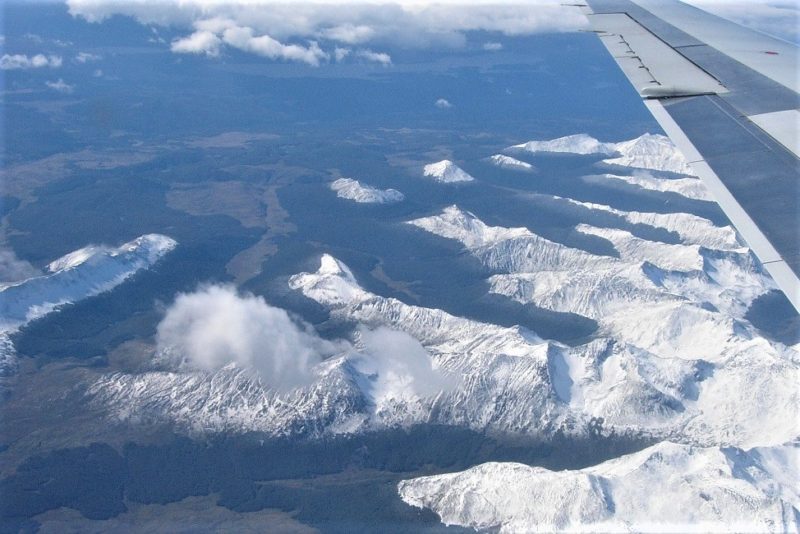 Cordillère Darwin vue d'avion en Patagonie - Chili | Au Tigre Vanillé
