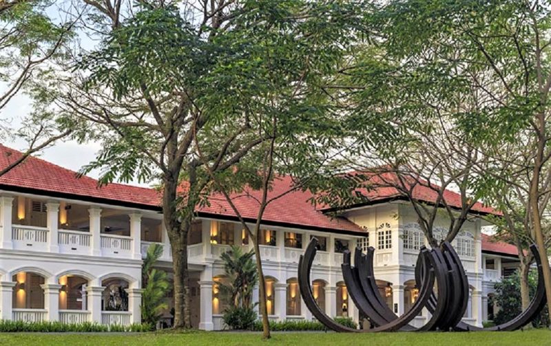 Façade de l'hôtel Capella - Singapour | Au Tigre Vanillé