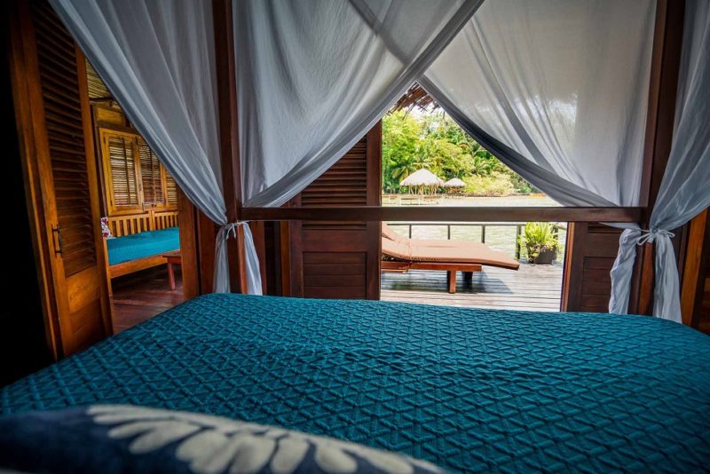 Chambre de l'hôtel Eclypse de Mar dans l'archipel de Bocas del Toro - Panama | Au Tigre Vanillé
