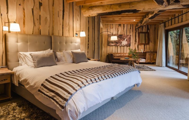 Chambre de l'hôtel Reino Fungi dans la région des lacs - Chili | Au Tigre Vanillé