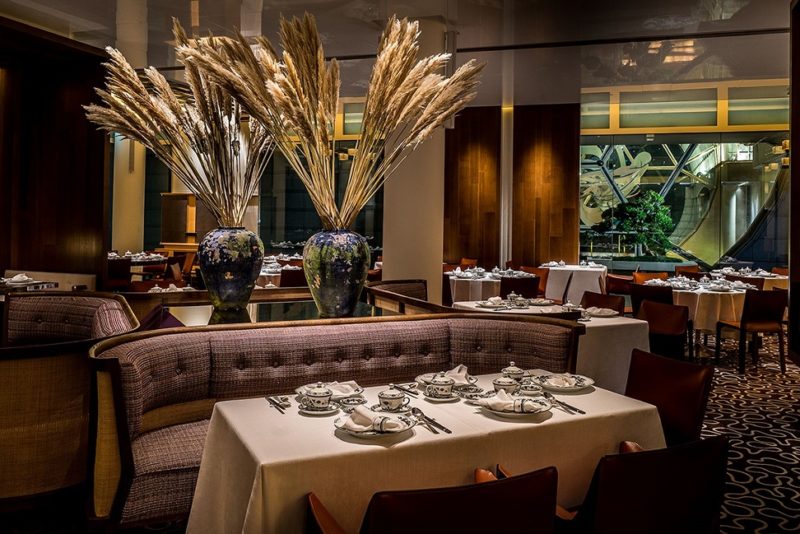 Restaurant de l'hôtel The Ritz-Carlton - Singapour | Au Tigre Vanillé