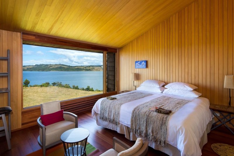 Chambre de l'hôtel Terra l'archipel des Chiloé - Chili | Au Tigre Vanillé