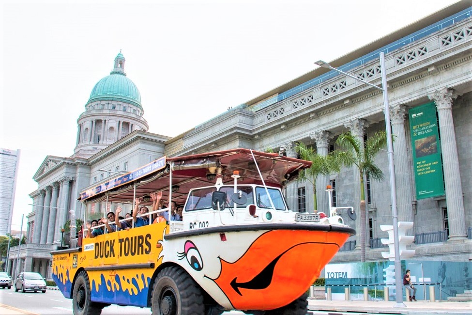 Découverte de la ville à bord d'un bus-bateau - Singapour | Au Tigre Vanillé