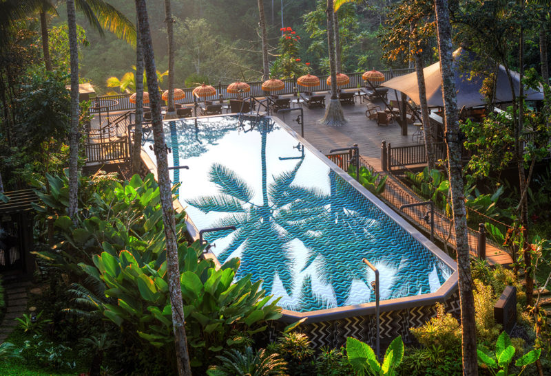 Hôtel Capella, Piscine, Bali, Indonésie