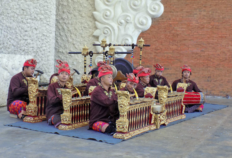 Concert de Gamelon Gang, Bali, Indonésie