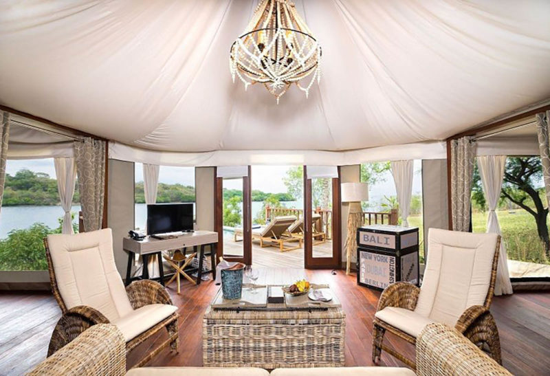 Glamping à Bali, Salon, Indonésie