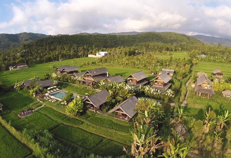 Hôtel Sanak, Vue aérienne, Bali, Indonésie