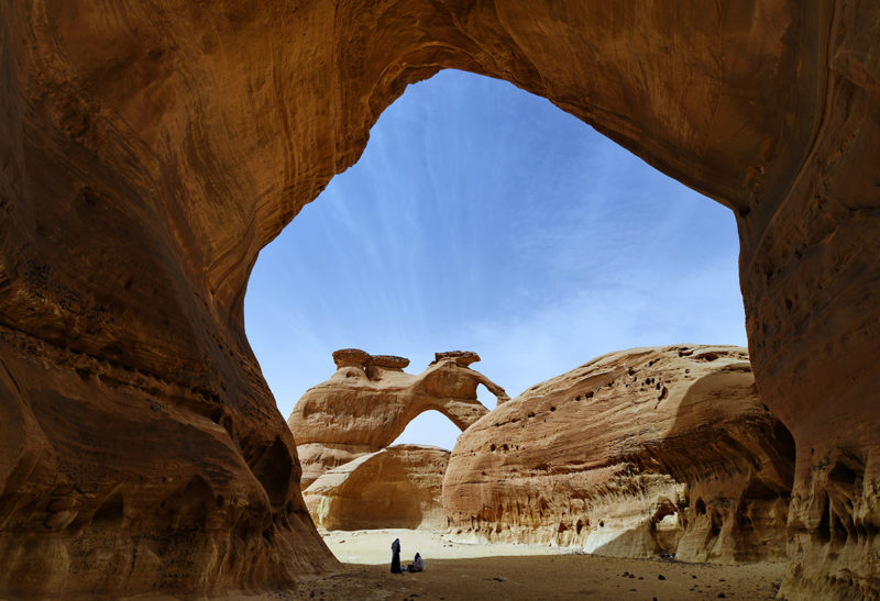 Arches dans le désert en Arabie Saoudite | Au Tigre Vanillé