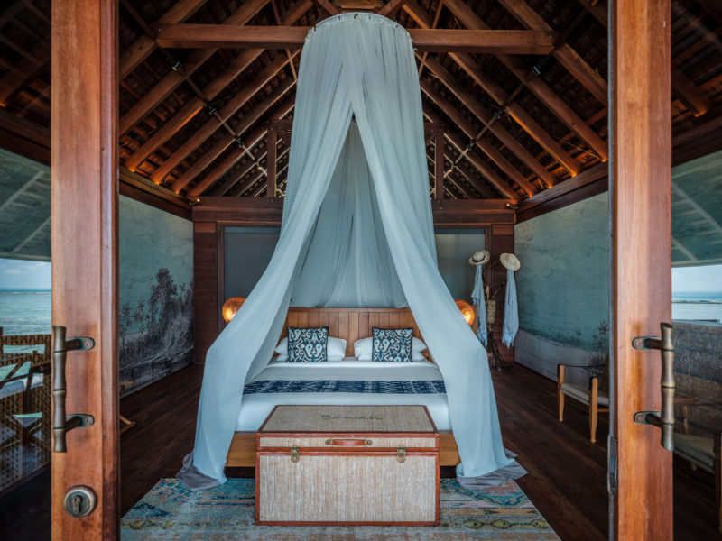 Chambre double à l'hôtel Bawah Reserve, en Indonésie | Au Tigre Vanillé