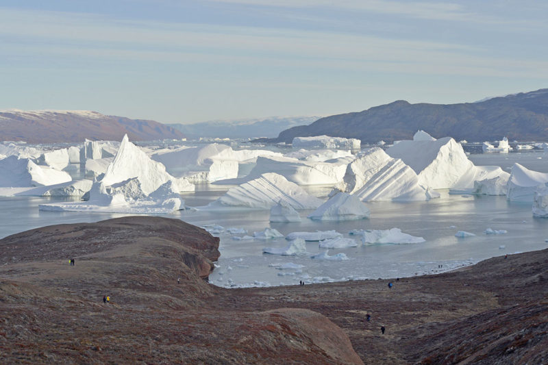 Groenland, des icebergs dans l'Est du pays