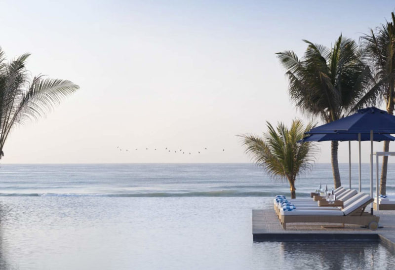 Oman, piscine de l'Anantara