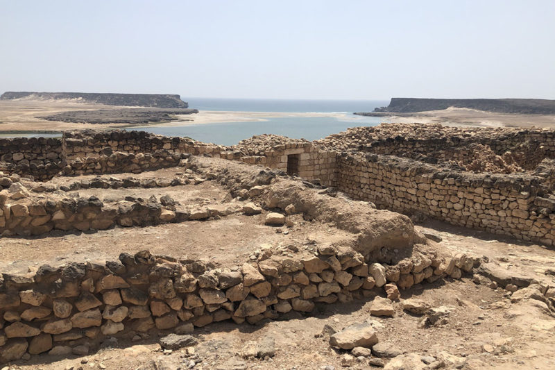 Province du Dofar à Oman, vestiges archéologiques d'Al Baleed