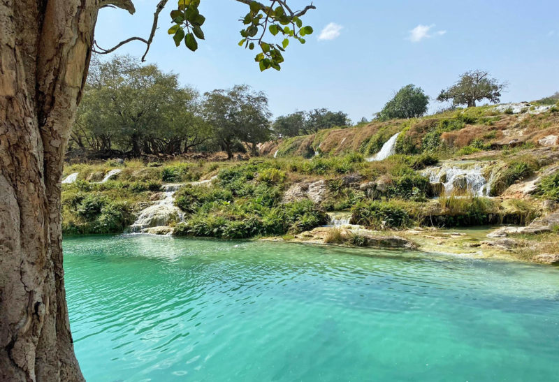 Province du Dofar à Oman, chutes d'eau paradisiaques