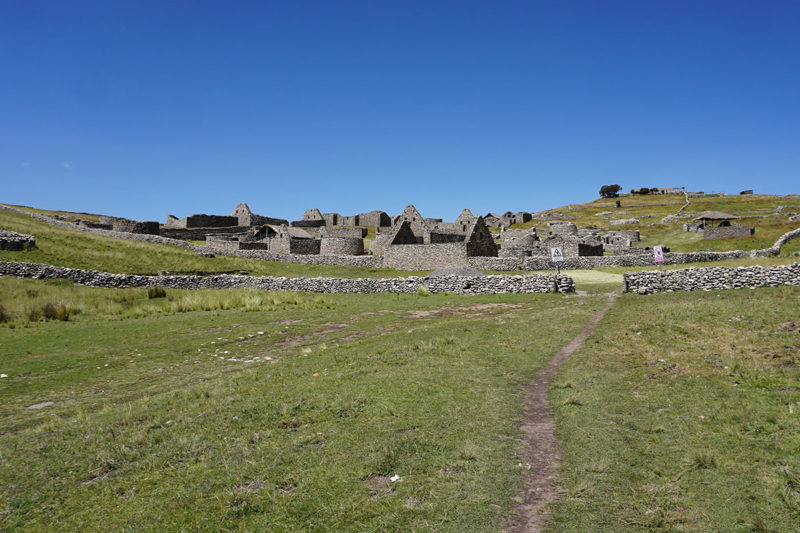 Pérou, Andes, site archéologique de kanamarka