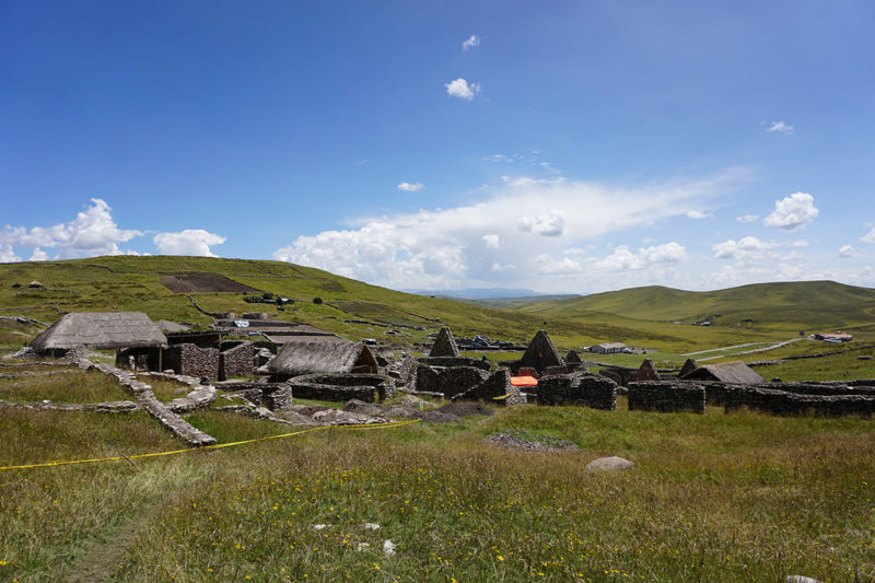 Pérou, Andes, site archéologique de kanamarka