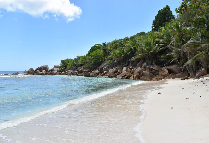 seychelles-la-digue-plage Seychelles, La Digue, plage sauvage