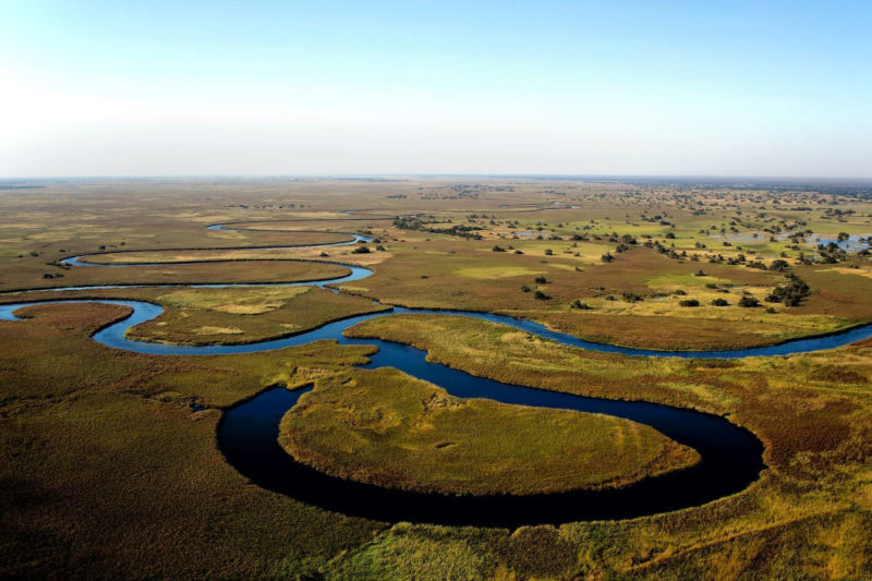 delta-okavango-botswana delta de l'okavango au botswana