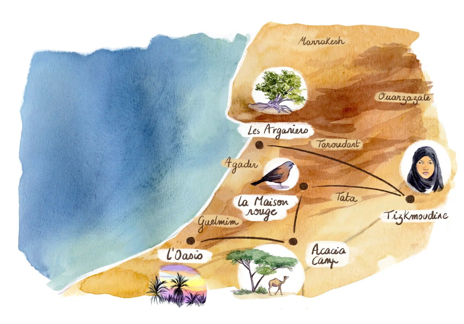 La route du sud au Maroc
