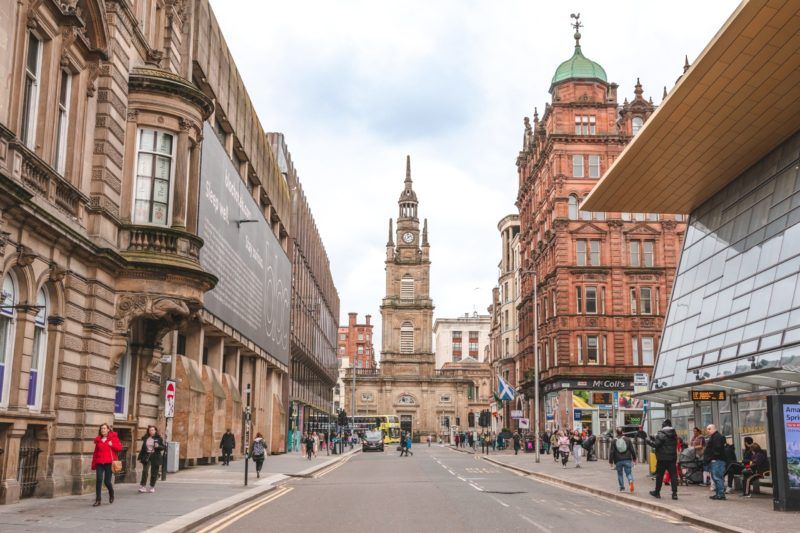 Glasgow,,Scotland,-,March,27,,2023:,Buchanan,Street,,One,Of Glasgow en Ecosse